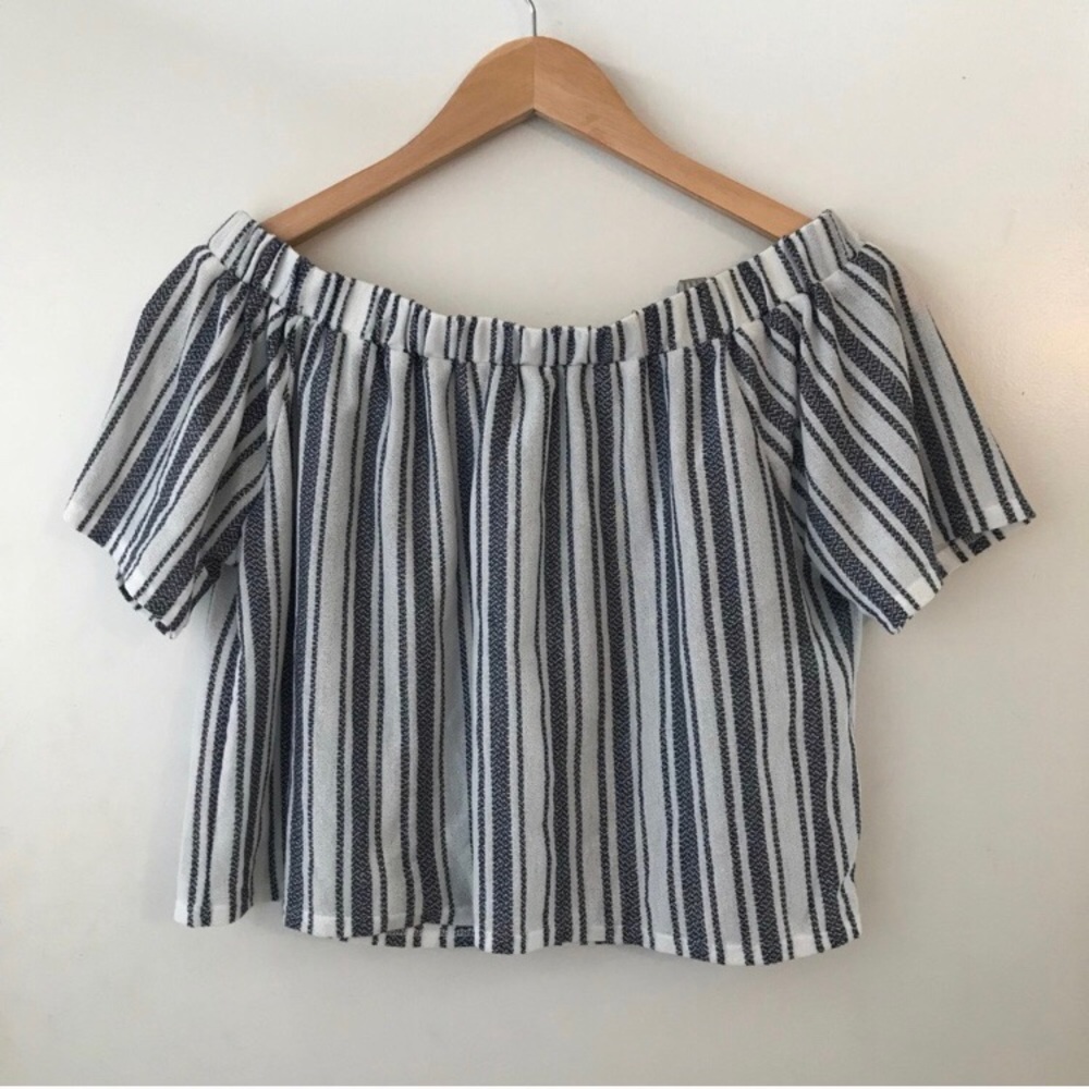 Top shop off shoulder top